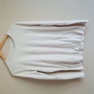 Lands' End 100% Cotton Long Sleeve T-Sirt